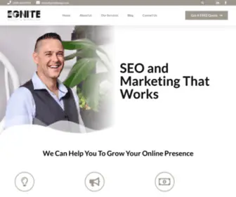 Egnitedesign.com(Affordable SEO And Marketing) Screenshot