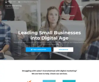 Egnitemarketing.com(Catalyst For Change) Screenshot