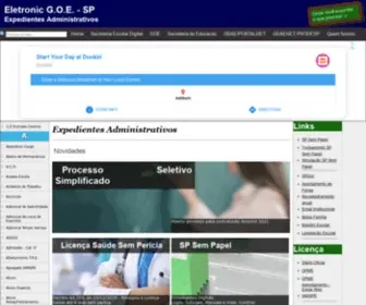 Egoesp.com(Expedientes escolares da Secretaria do Estado da Educação de São Paulo) Screenshot