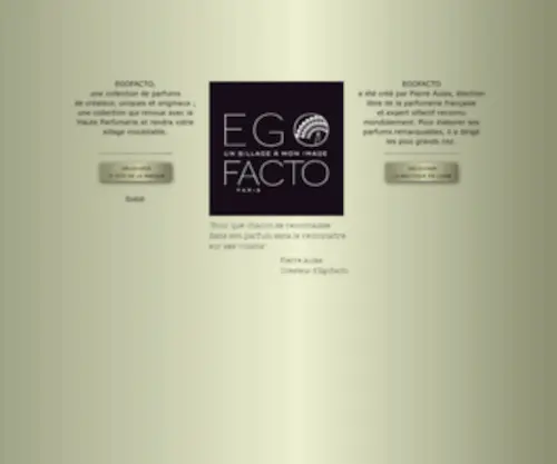 Egofacto.com(Ego Facto) Screenshot