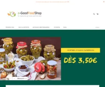 Egoodfoodshop.fr(EGoodFoodShop, l'e) Screenshot