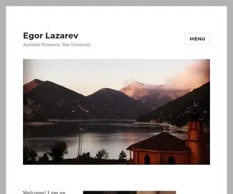 Egorlazarev.com(Assistant Professor) Screenshot