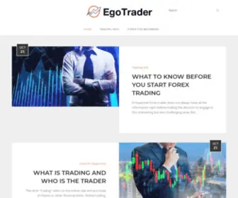 Egosoletrader.com(The Italian portal on Online Forex) Screenshot