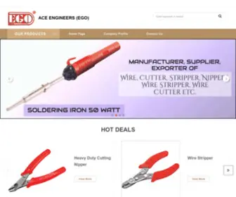 Egotools.in(Wire Stripper Manufacturer) Screenshot