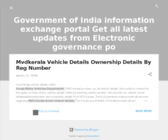 Egovernance.org.in(Indian egovernance) Screenshot