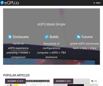 Egpu.io(The ultimate resource for eGPU users) Screenshot