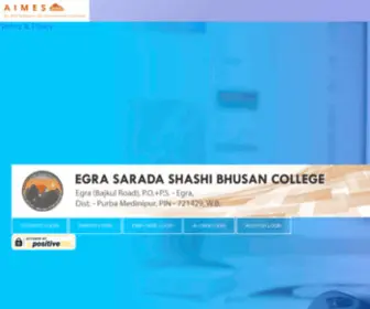 Egrassbcollege.in(AIMES Cloud COMPLTE ONLINE ADMISSION) Screenshot