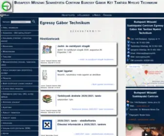 Egressy.info(BMSZC Egressy) Screenshot