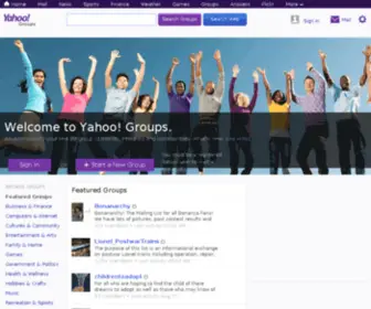 Egroups.com(Join or create groups) Screenshot