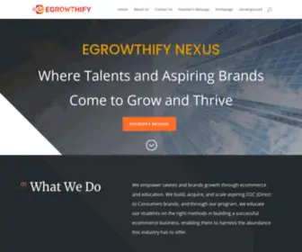 Egrowthifynexus.com(EGROWTHIFY NEXUS) Screenshot