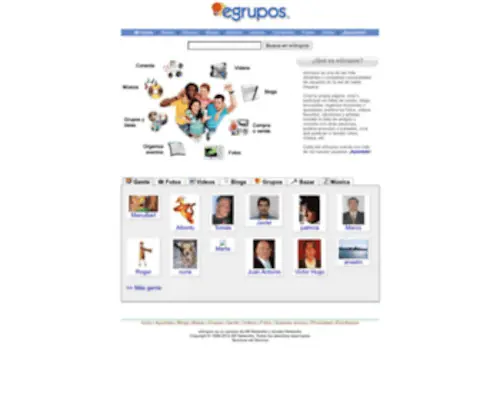 Egrupos.com(Social networking) Screenshot