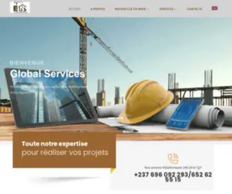 EGS-Immo.com(Votre professionnel en BTP et en immobilier au Cameroun) Screenshot