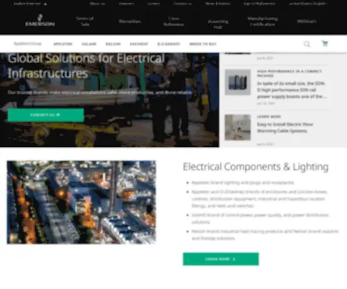 Egscanada.com(Premium Line of Electrical Products) Screenshot