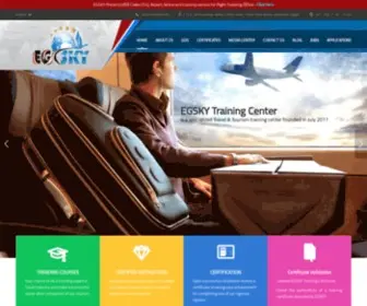 Egsky.net(EGSKY Travel & Tourism Training Center) Screenshot