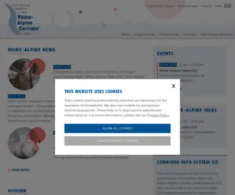 EGTC-Rhine-Alpine.eu(Interregional Alliance for the Rhine) Screenshot