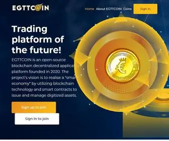 Egtcoin.info(EGTT Coin) Screenshot