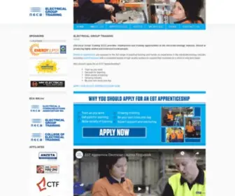 EGT.net.au(Electrical Group Training Perth) Screenshot