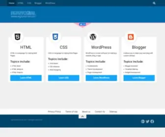 Egtutorial.com(Online Web Tutorials) Screenshot