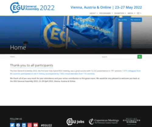 Egu22.eu(Egu 22) Screenshot