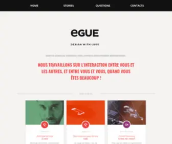 Egue.fr(Agence de communication à Bordeaux) Screenshot