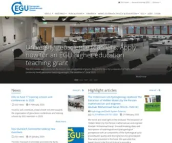 Egu.eu(European Geosciences Union) Screenshot