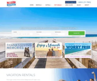 Egulfshores.com(Gulf Shores Orange Beach Vacation Rentals) Screenshot