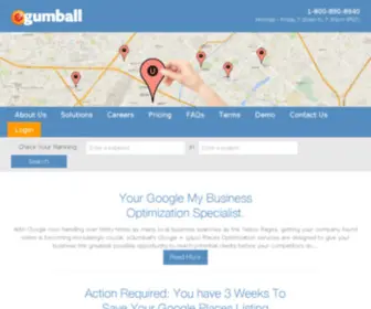 Egumball.com(Google Plus Optimization Service for Google Places and Maps Marketing) Screenshot