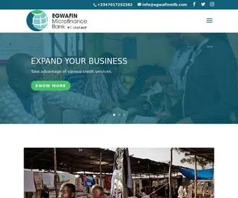 Egwafinmfb.com(Egwafin Microfinance Bank) Screenshot