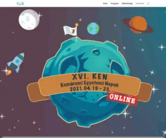 Egyeteminapok.sk(KEN 2021) Screenshot
