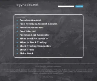 Egyhacks.net(Free Premium Account Daily Updates) Screenshot