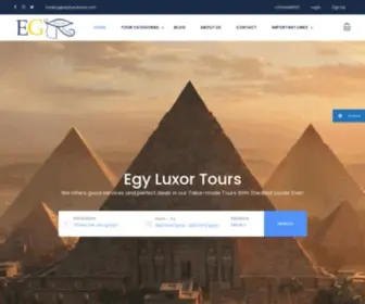 Egyluxortours.com(Egypt Tours Best Egypt Tours & Vacations) Screenshot