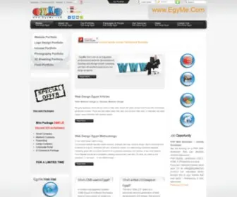 Egyme.net(Web Design Egypt) Screenshot