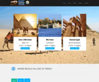 Egypt-Guidedtours.com(Egypt Guided Tours) Screenshot