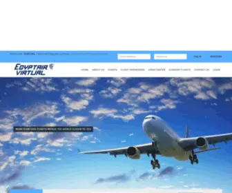 Egyptair-Virtual.com(Egyptair Virtual) Screenshot