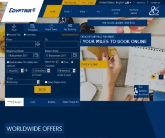 Egyptair.com.eg(Egyptair) Screenshot