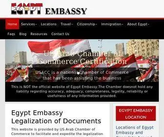 Egyptembassy.org(Embassy of Egypt) Screenshot