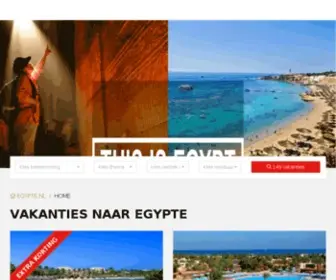 Egypte.nl(Vakantie Egypte) Screenshot