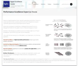 Egyptexcellence.com(For Organizations) Screenshot