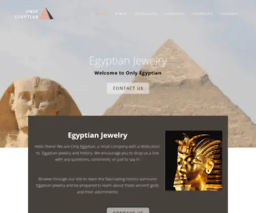 Egyptian-Jewelry.com(Egyptian Jewelry) Screenshot