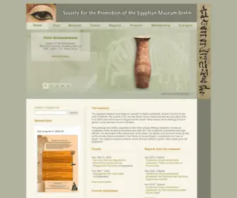 Egyptian-Museum-Berlin.com(View (Society for the Promotion of the Egyptian Museum Berlin)) Screenshot