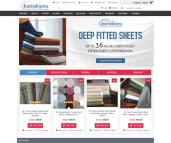 Egyptianhomelinens.com(Get designer bed sheets) Screenshot