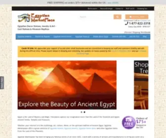 Egyptianmarketplace.com(Egyptian Decor Statues) Screenshot