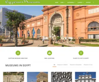 Egyptianmuseums.net(Egyptian Museums) Screenshot