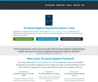 Egyptianprayers.com(The Ancient Egyptian Prayerbook) Screenshot