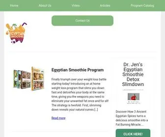 Egyptiansmoothie.com(Jen's Egyptian Smoothie) Screenshot