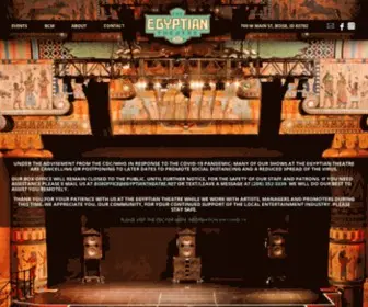 Egyptiantheatre.net(The Egyptian Theatre) Screenshot