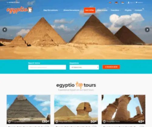 Egyptio.com(Best Excursions In Egypt) Screenshot