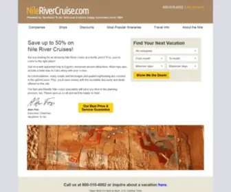Egyptnilecruises.com(Nile River Cruises) Screenshot