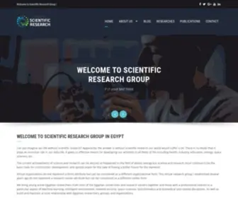 Egyptscience.net(Scientific Research Group in Egypt) Screenshot