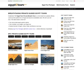 Egypttoursplus.com(Private Guided Egypt Tours) Screenshot